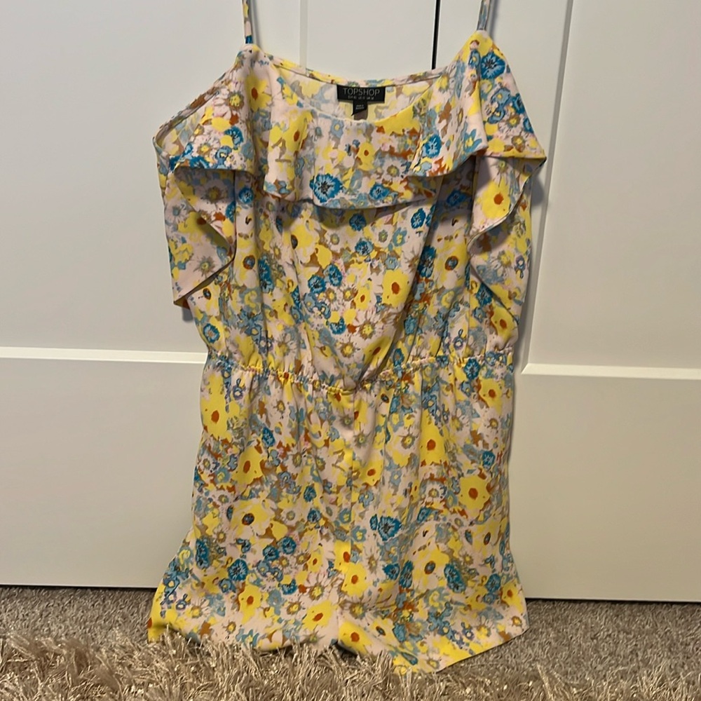 Topshop Floral Romper